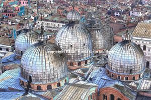 Venedig: Kuppeln vom Dogenpalast